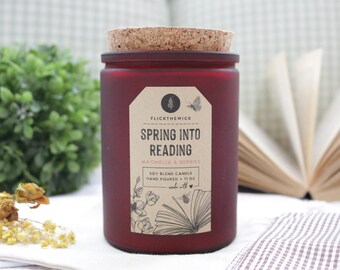 Spring Into Reading - 11oz Double Wick Candle