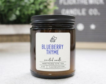 Blueberry Thyme - 8oz Candle