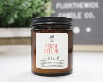 Peach Bellini - 8oz Candle