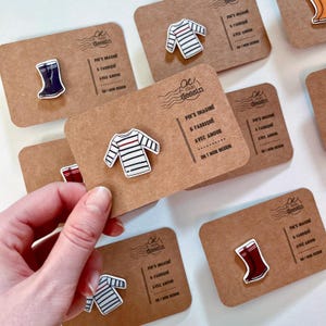 Brittany Sailor Pin - Handmade / Artisanal production
