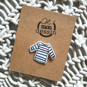 Pin's Marinière Bretagne - Handgefertigte / handwerkliche Herstellung