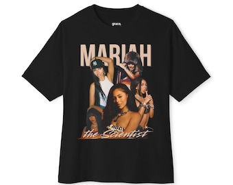 Retro Mariah Collage Tee | The Scientist Graphic T-Shirt