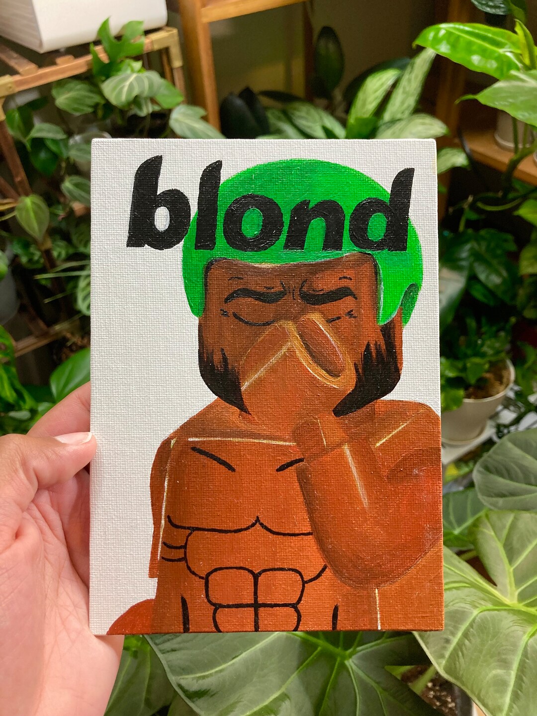 5x7in Frank Ocean ‘blonde’ Lego Painting - Etsy