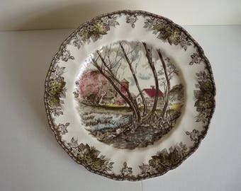 Vintage Willow by The Brook 'Friendly Village' Plate