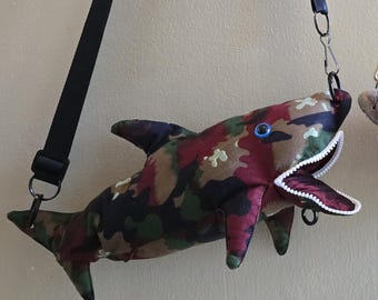 Swiss Army Shark, the Alpenflage Shark Plush Bag