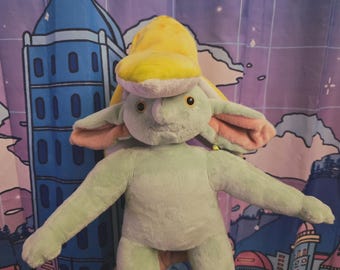 Mint Green Plush Goblin Doll With Wearable Fishhook Earring