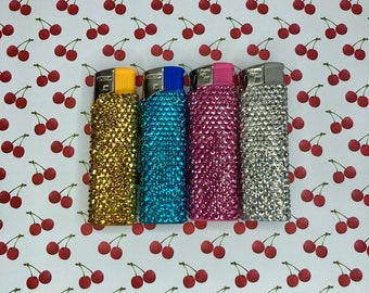 Rhinestone Crystal Lighters Diamonte