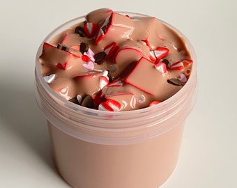 chocolate covered strawberries scented slime