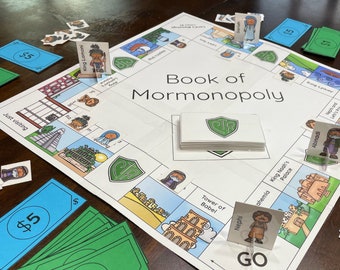 Book of Mormon Monopoly Game | Book of Mormonopoly for Young Latter-day Saint Kids