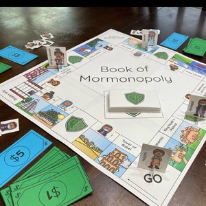 Book of Mormon Monopoly Game | Book of Mormonopoly for Young Latter-day Saint Kids