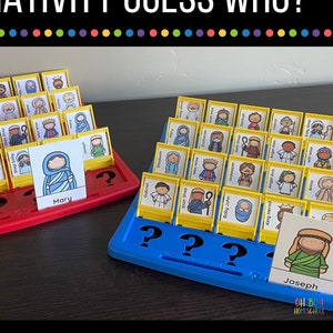 Presepe di Natale Indovina chi?™ / Indovina chi?™ Gioco di carte / Gioco di Natale cristiano per bambini