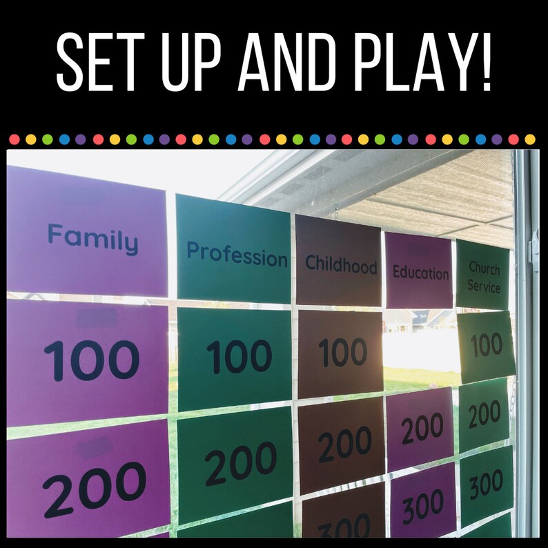 Latterday Apostle Jeopardy LDS General Conference Game Etsy