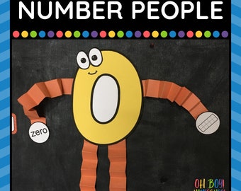 Number People for Number Sense for Preschool, Kindergarten and Homeschool Classrooms