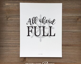 All Ahead Full - Instant download