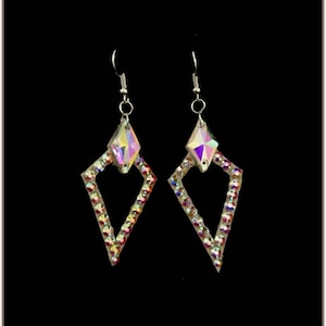 Ballroom Jewelry, Ballroom dance, competition accessories, dance performance jewelry, dance Earrings, Rhinestone jewelry, ballroom earrings
