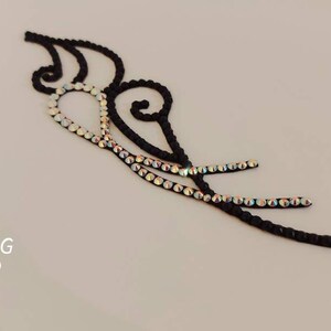 Hairpiece, rhinestone jewelry, Dance costume, hair accessories, Headpiece, latin dance dress, ballroom jewelry, ballroom smooth dress, dance