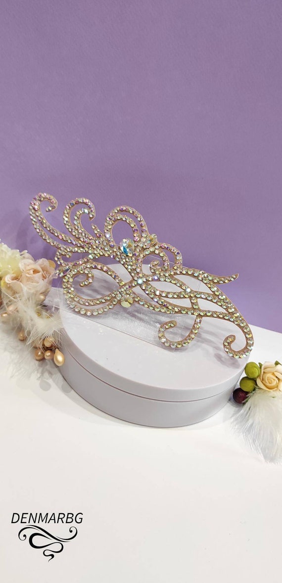 BinaryABC 6 Cerchietti Per Capelli Con Scritta Happy New Year, Fascine Glitterate A Tema Capodanno, Accessori Per Feste E Foto, Decorazioni Per Testa, Dimensioni 18x17.5x2 Cm