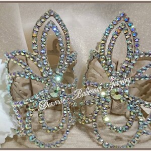 Bracelets, Ballroom dance jewelry, Rhinestone accessories, Latin dance dress, Ballroom wristband, dance dress costume, ballroom cuff,dancing
