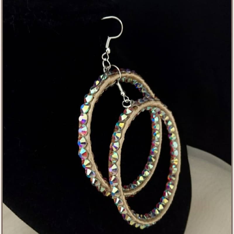Dance Rhinestone Hoops - Etsy