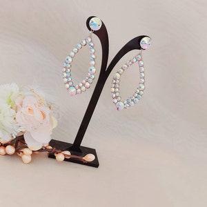 Ballroom jewelry, latin dance earrings, Earrings stud, dance rhinestone accessories, Ballroom earrings, dance earrings, ballroom dance dress