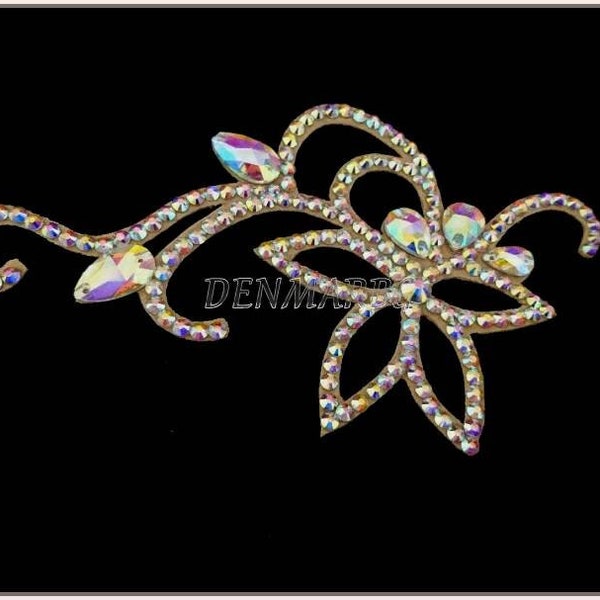 Hairpiece, ballroom jewelry, Dance competition rhinestone jewelry, ballroom Latin dance Hairpiece, Rhinestone hair jewelry, Hair accessory