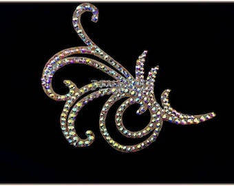 Ballroom headpiece, dance jewelry, hair accessory, dance performance, ballroom dress, dance hair jewelry, latin dance dress,ballroom jewelry