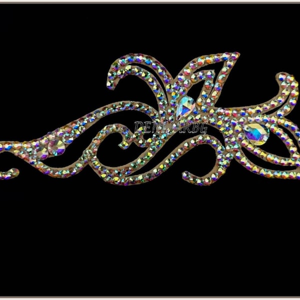 Hairpiece, Ballroom jewelry, Dance dress, Latin dance hairpiece, Rhinestone jewelry, Hair accessories, ballroom headpiece, dance jewelry,