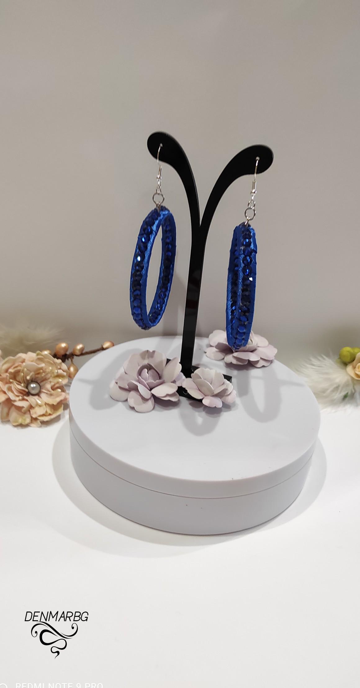 Orecchini a cerchio da donna, alla moda, con strass, in argento, idea