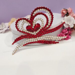 Hairpiece, Ballroom hair jewelry, Latin dance dress, Rhinestone jewelry, Hair accessories, ballroom headpiece, lyrical costume,dance jewelry