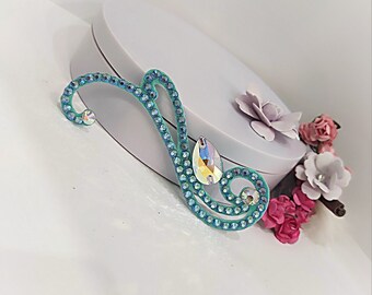 Ballroom Hairpiece, Dance Hair piece, Hair Jewelry, Rhythm Latin Headpiece