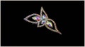 AB Crystal  Hairpiece, Ballroom Dance Headpiece, Dance Jewelry, Rhinestone Hair accessories product logo