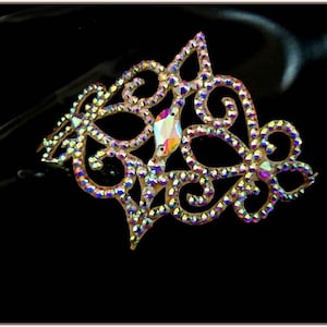 Ballroom jewelry, ballroom performance, dance wristband, dance bracelet, rhinestone dance cuff, ballroom smooth gown, latin dance accessory