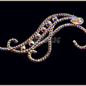Dance hairpiece, ballroom jewelry, ballroom dress,headpiece jewelry, rhythm latin dress, dance hairpiece, rhinestone jewelry, hair accessory
