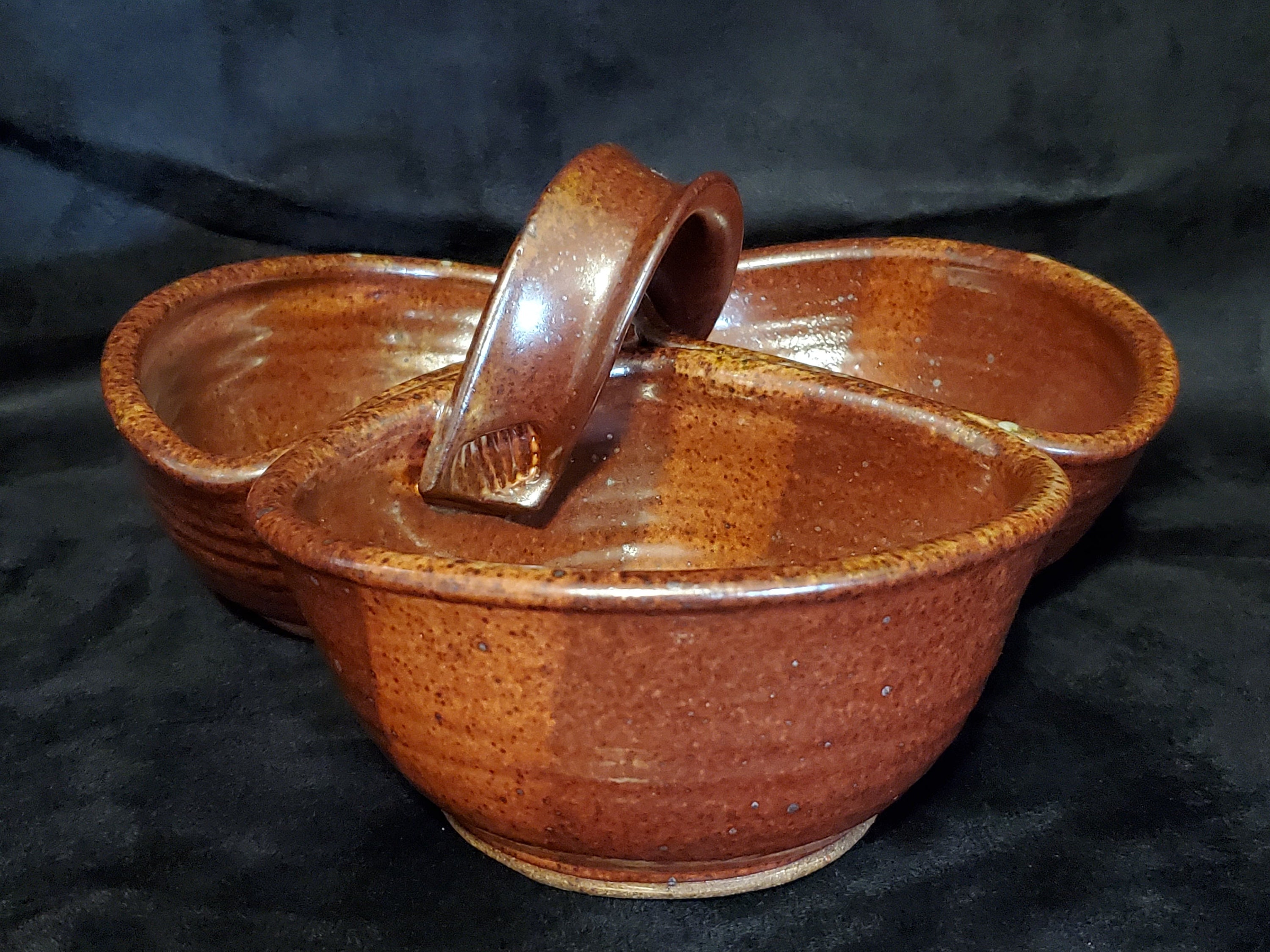 MCMCondiment Serving BowlsSet of 3HandledStonewareStudio Etsy