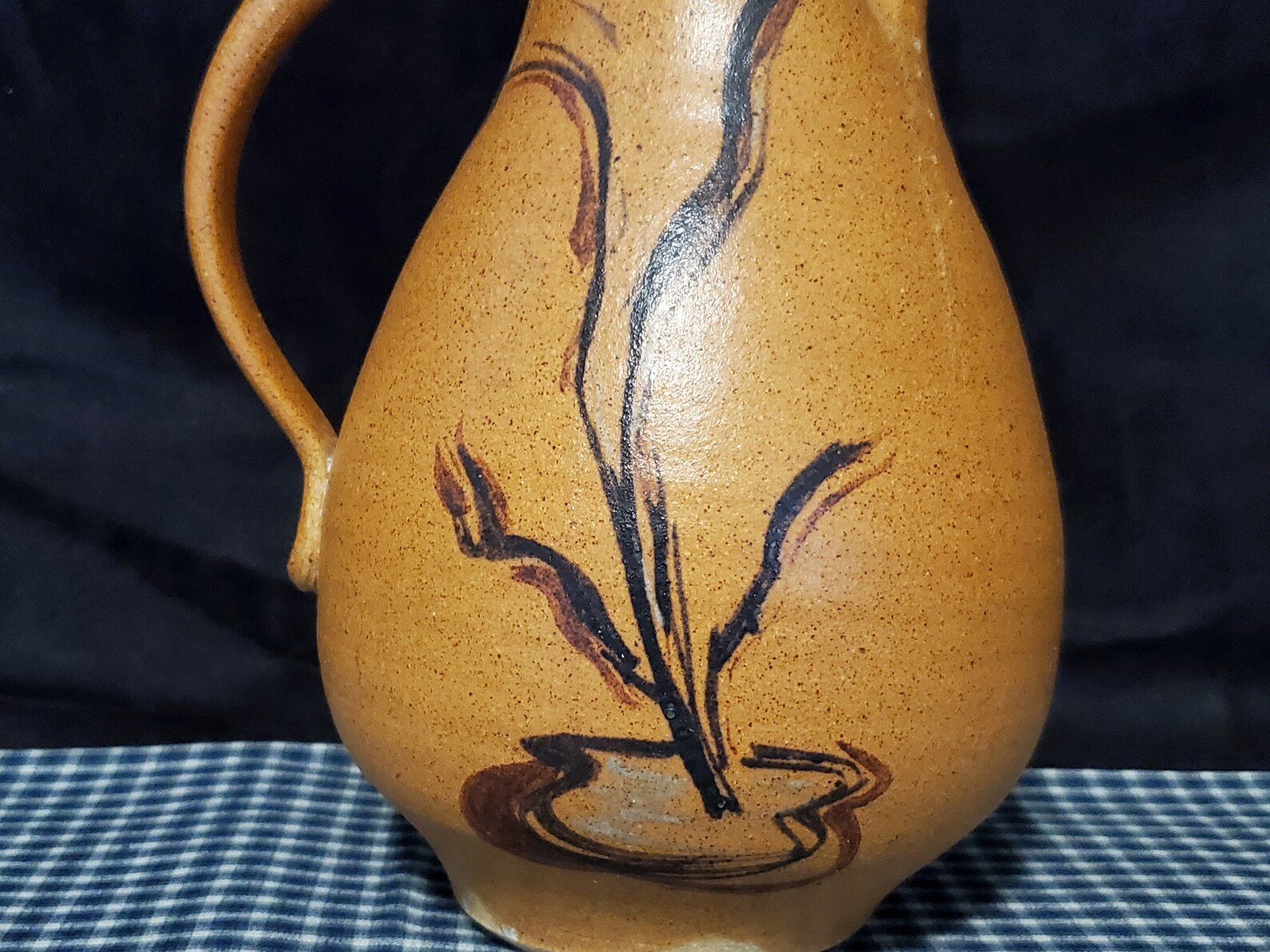 Large Pitcher Fletcher Pottery Stoneware Studio Pottery Etsy