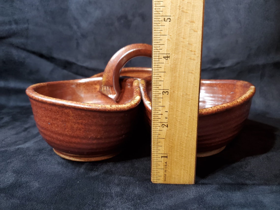 MCMCondiment Serving BowlsSet of 3HandledStonewareStudio Etsy