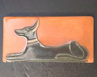 Anubis Handmade Subway Tile: Egyptian Style 2x4 Inch, Signed