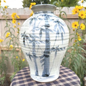 Vase Handmade by Phil Echert: Rock Hard Stoneware Pottery, Signed