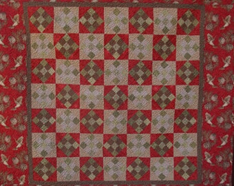 Winter Pines Quilt Pattern by Shopgirl Quilts