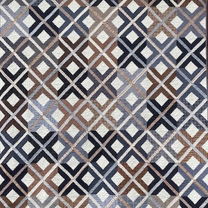 Cozy Comfort quilt pattern 66&quot;&#39; x 77&quot; Flannel fabric
