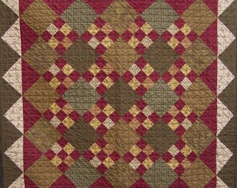 Holiday Majic Quilt Pattern by Shopgirl Quilts