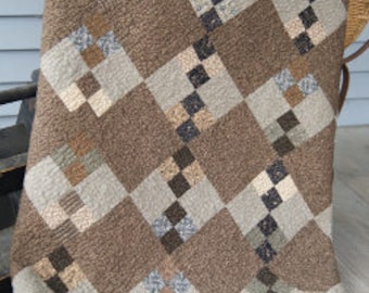 Papa's Patches Quilt Pattern by Shopgirl Quilts