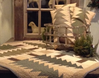 Evergreen Quilt Pattern by Shopgirl Quilts