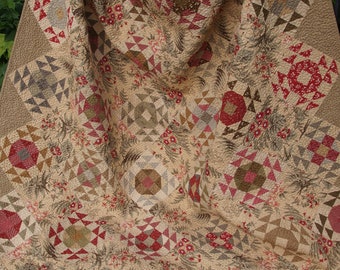 Honey Ridge Quilt Pattern  60&quot; x 74&quot;