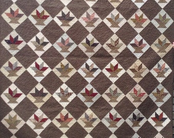 Yuletide Basket Quilt Pattern by Shopgirl Quilts
