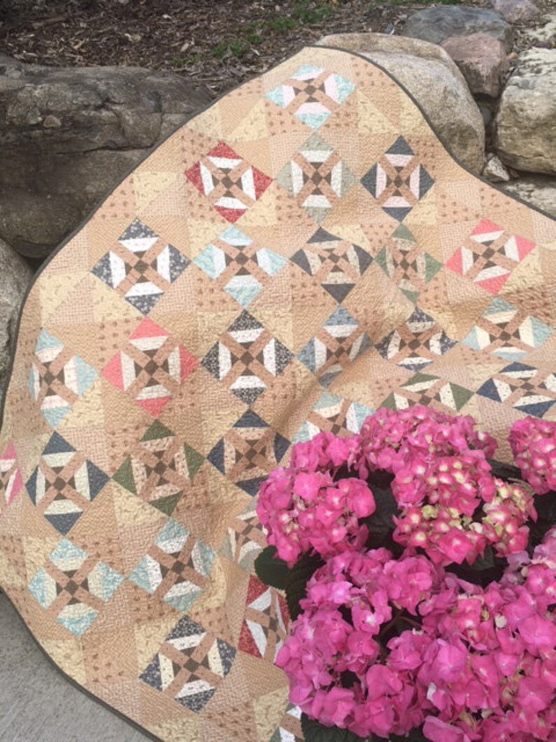 Tessie Tilk Quilt Pattern 48 X 60 Etsy