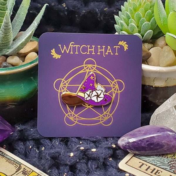 Witch Hat Enamel Pin