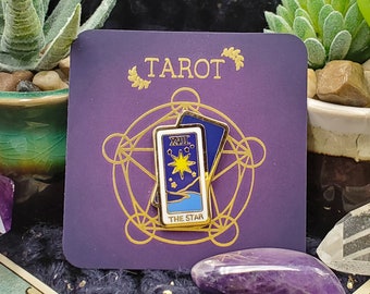 Tarot Card Enamel Pin