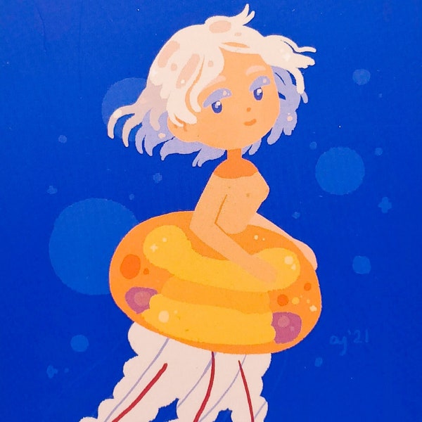 Sea Nettle Mini Print