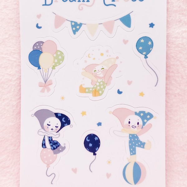 Dreamy Circus Sticker Sheet